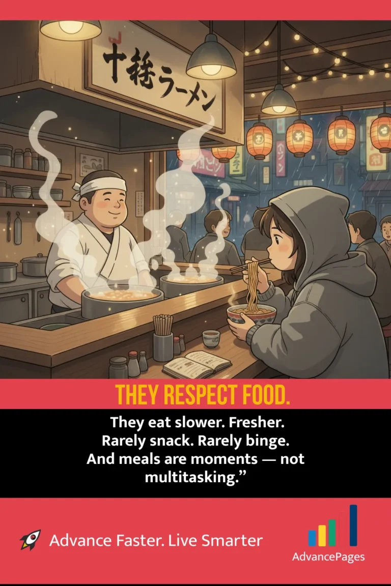 Ramen shop with steaming bowls.