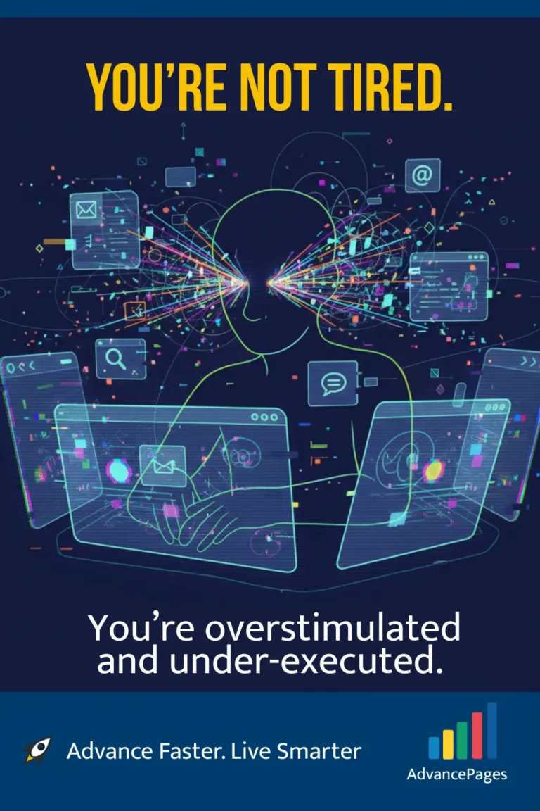 Overstimulated, overwhelmed, digital distractions.